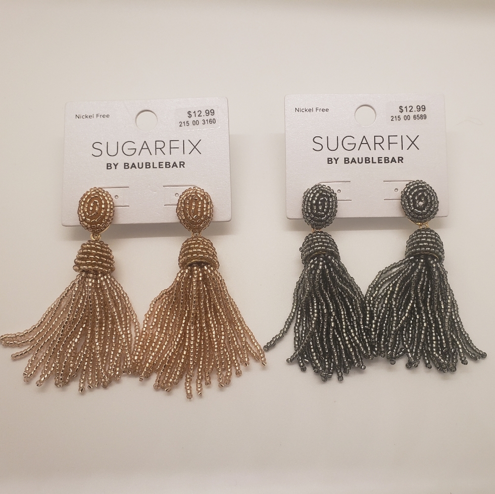 Sugarfix by BaubleBar Earrings & Ring Jewelry Lot - Picture 3 of 14